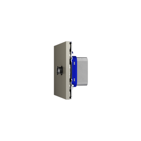 Розетка телевизионная встраиваемая Voltum S70 оконечная TV+SAT, (шелк)