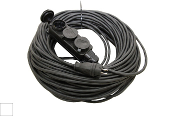 Удлинитель-шнур силовой каучук У1-33263 УШз16-103 IP44 3 гнезда с/з, 10м КГ 3х1,5 TDM