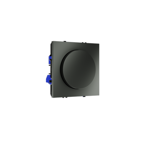 Светорегулятор встраиваемый Voltum S70 поворотно-нажимной 600 Вт, (титан)