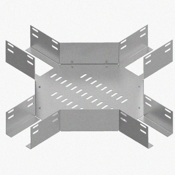 Лоток крестообразный глухой КМГ 250х65 У3, окрашенный, S1,5