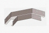 Лоток угловой замковый глухой КГЗГ 200х50-90 УХЛ1 поворот на 90, оцинкованный лист, S1,5