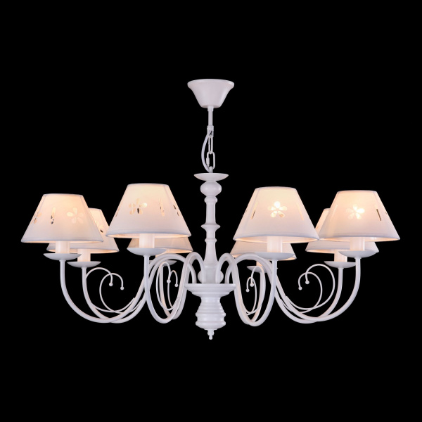 Люстра 8*E14 60Вт Матовый Белый IP20 Emily FR2537PL-08W Freya