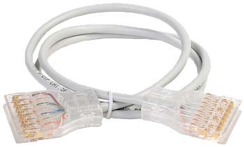 ITK Патч-корд 110-110 4 пары кат.5E 2м серый