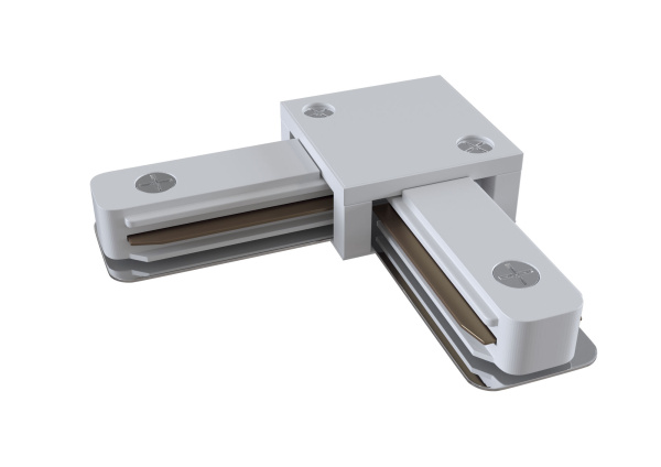 Коннектор L-образный Пластик Белый TRA001CL-11W Technical