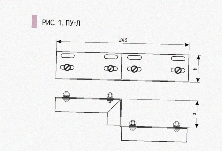 Соединитель-переходник ПУгЛ100х80 УХЛ1, оцинкованный лист, S1,5
