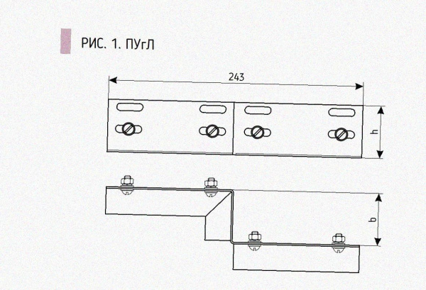Соединитель-переходник ПУгЛ100х80 УХЛ1, оцинкованный лист, S1,5