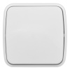 Минск Выключатель 1-клавишный ОП 10А белый Basic EKF