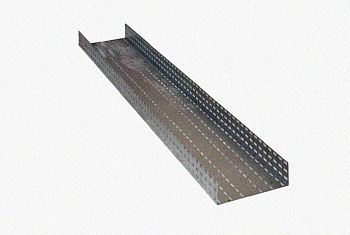 Лоток перфорированный ЛМ 300х80х2000 УТ1,5, оцинкованный лист S1,5