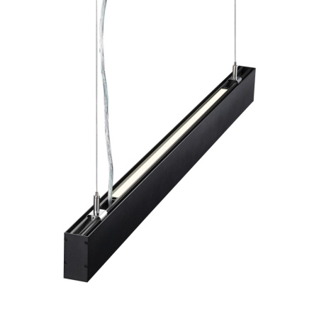 Св-к подвесной св/д IP20 LED 4000K 30W вниз + 12W вверх 220V ITER черный NOVOTECH