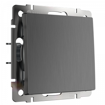 Встраиваемые механизмы Выключатель СУ 1-кл. 16А графит рифленый IP20 Werkel