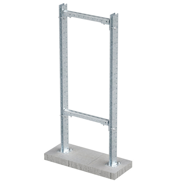 Рама монтажная, горячеоцинкованная , высота 1200 мм, ширина 600мм DKC