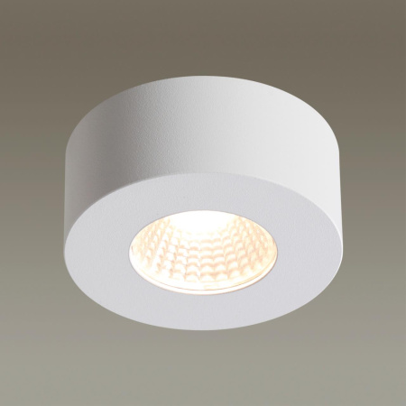 Потолочный св-к IP20 LED 7W 791Лм 3000K BENE белый/металл ODEON LIGHT