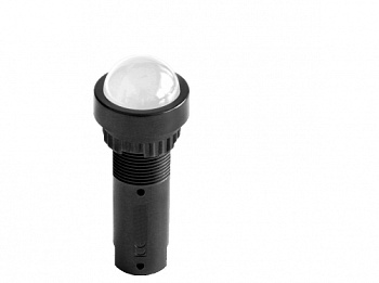 Индикатор сферический, штекерное подкл., уст.размер 16/24, круг., крас., 24В, DKC