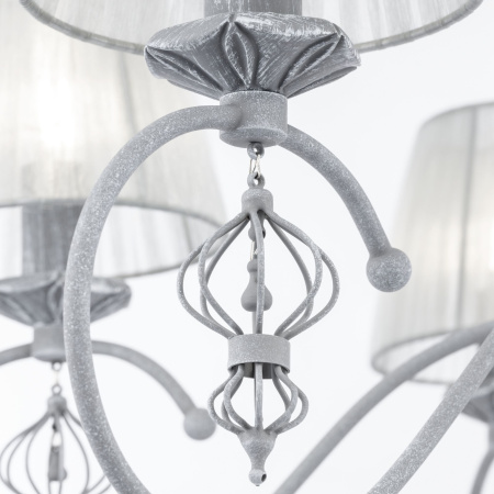 Люстра 6*E14 40Вт Серый IP20 Monsoon ARM154-06-S Maytoni