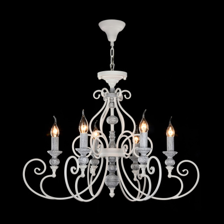 Люстра 6*E14 60Вт Белый IP20 Karina ARM631-PL-06-W Maytoni