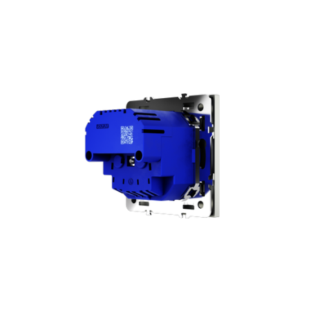 Розетка встраиваемая Voltum S70 с заземлением и защитными шторками, 16А, с USB, A+C, (сталь)