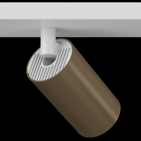 Потолочный светильник 2*GU10 10Вт Белый и Бронза матовая IP20 FOCUS S C051CL-2WBZ Technical