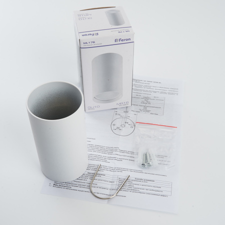 Светильник потолочный Feron ML176 MR16 GU10 35W 230V, белый