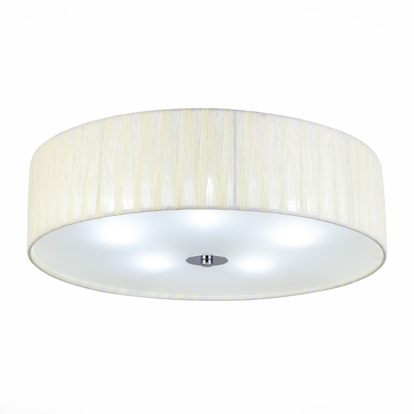 Светильник потолочный Хром/Слоновая Кость E14 5*40Вт SL357.502.05 ST LUCE
