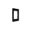 Рамка стеклянная Voltum S70 на 1 пост, (черный, стекло)