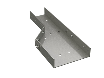 Переходник правосторонний 600/500 H=80, стеклопластик G5 DKC