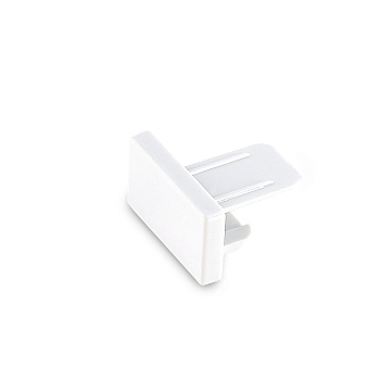 Donel Боковая заглушка для шинопровода, белая, пластик, серия: DN01