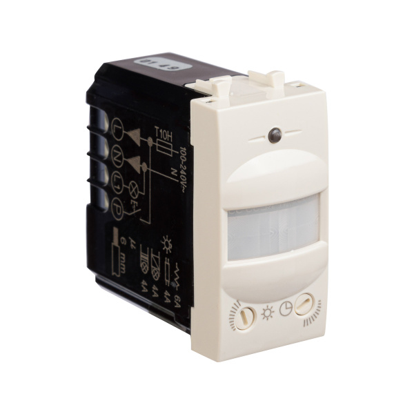 Датчик движения модульный, "Avanti", "Ванильная дымка", 1 модуль DKC