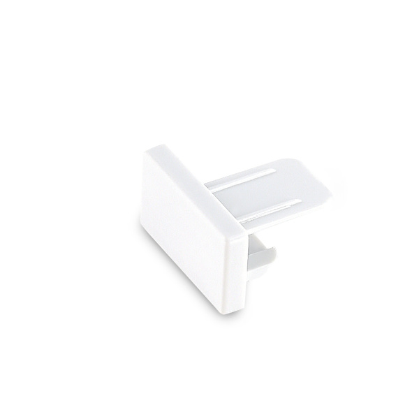 Donel Боковая заглушка для шинопровода, белая, пластик, серия: DN01