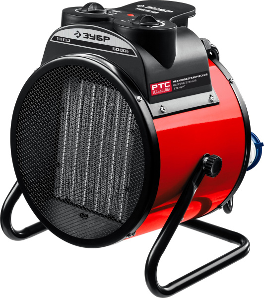 Электрическая тепловая пушка, 5 кВт, МКН ЗУБР