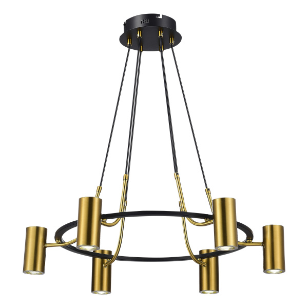 Светильник подвесной Черный, Латунь/Латунь GU10 6*5Вт 4000К SL1215.403.06 ST LUCE