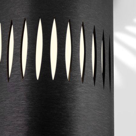 Накладной светодиодный светильник с подсветкой DLS026 черный IP20 Elektrostandard