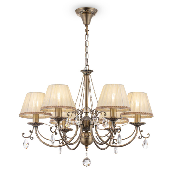 Люстра 6*E14 40Вт Бронза IP20 Soffia RC093-PL-06-R Maytoni