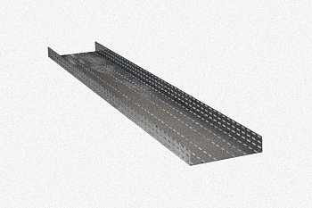Лоток глухой ЛМГ 75х65х2000 УТ1,5, оцинкованный лист, S0,8