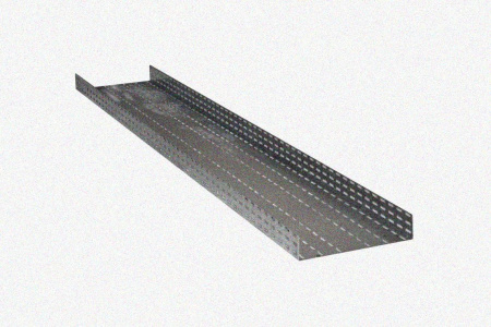 Лоток глухой ЛМГ 75х65х2000 УТ1,5, оцинкованный лист, S0,8