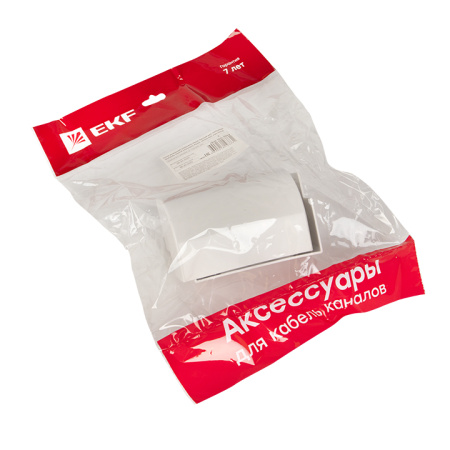Угол внешний (100х40) (2 шт) белый EKF-Plast