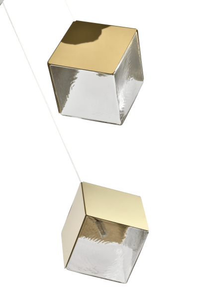 Люстра ICE CUBE ZRS.1005.05 50Вт G9 IP20 Гальваническое Золото Zortes