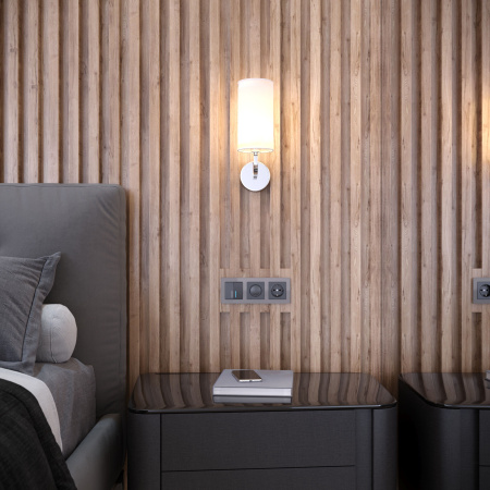 Acrylic Рамка на 3 поста графит Werkel