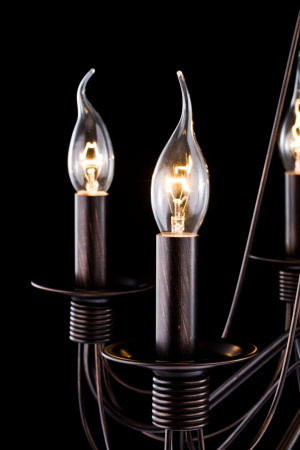 Люстра 6*E14 60Вт Коричневый IP20 Velia FR2046-PL-06-BR Freya