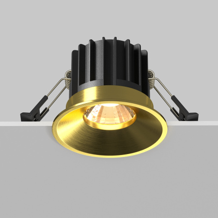 Встраиваемый светильник LED 12Вт Латунь IP20 Downlight DL058-12W3K-BS Technical Maytoni