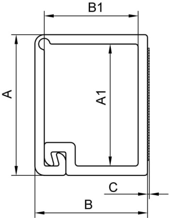 TMR 12x12 Миниканал самоклеющийся DKC