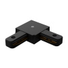 09-123 Коннектор угловой, однофазный, для накладного/подвесного шинопровода, IP20, 71х71х18мм, чёрный, пластик Apeyron