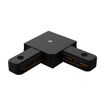 09-123 Коннектор угловой, однофазный, для накладного/подвесного шинопровода, IP20, 71х71х18мм, чёрный, пластик Apeyron