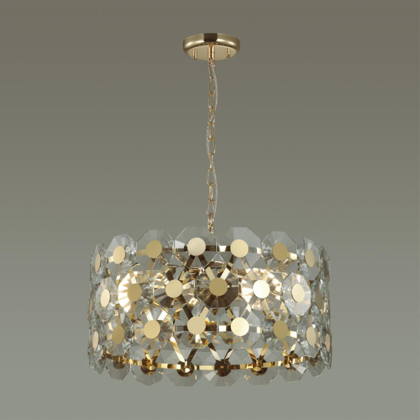 Люстра E14 6*40W TOKATA золотой/хрусталь ODEON LIGHT