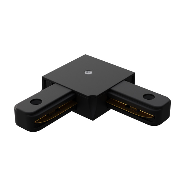 09-123 Коннектор угловой, однофазный, для накладного/подвесного шинопровода, IP20, 71х71х18мм, чёрный, пластик Apeyron