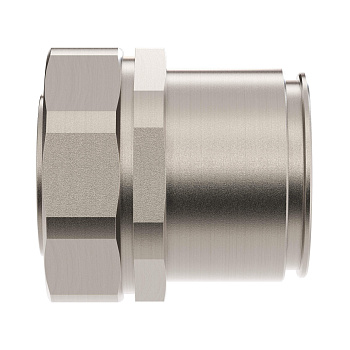 Муфта металлорукав DN 40-жесткая труба д.40мм, IP66/IP67, никелированная латунь DKC