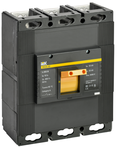 Выключатель автоматический ВА88-40 3П 800А 35кА IEK