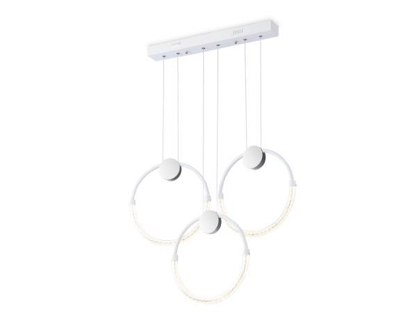 Светильник светодиодный подвесной FL10595/3 WH/CH белый/хром 4200K 34W 630*20*1200 (Без ПДУ) Ambrella Light