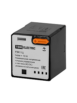 Реле РЭК11Ц/3 10А 12В AC (без разъема Р11Ц арт. SQ1503-0041) TDM
