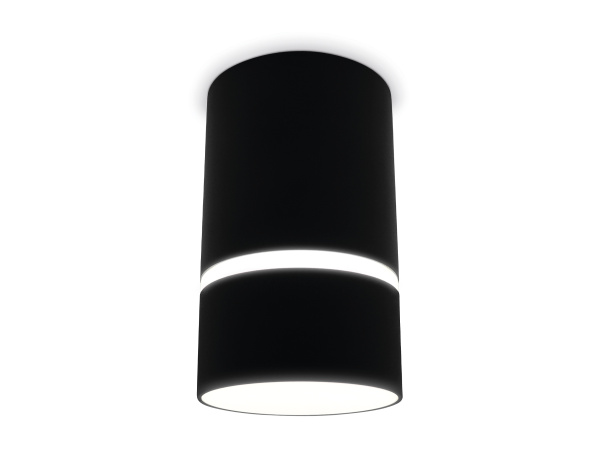 Накладной точечный светильник с акрилом TN3412 SBK черный песок GU5.3 D65*105 Ambrella Light