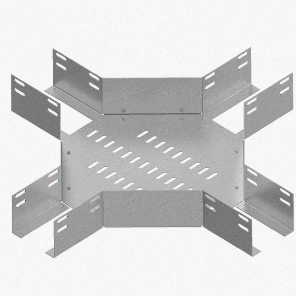 Лоток крестообразный перфорированный КМ 200х80 У3, окрашенный, S1,5